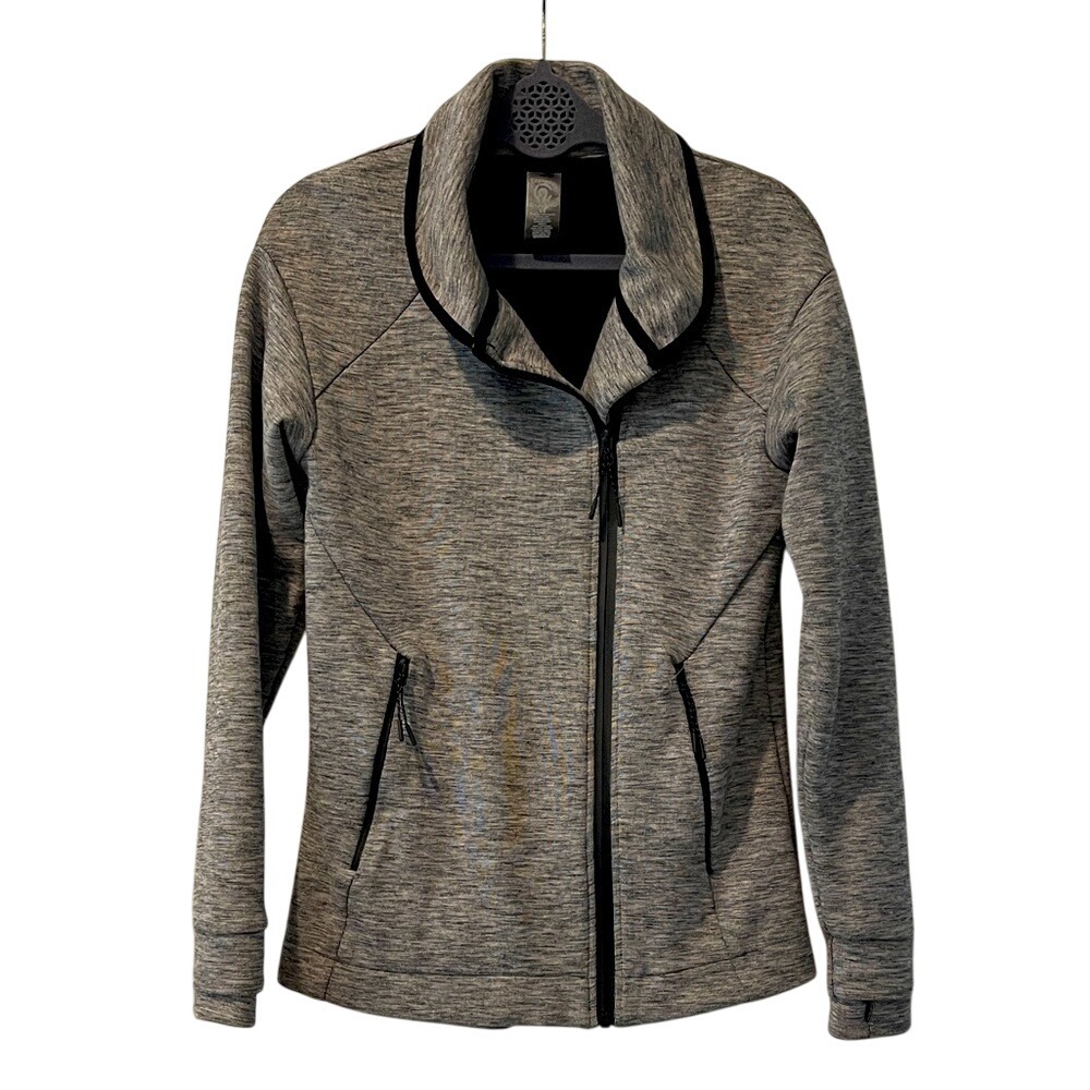 Champion Women's Gray Athletic Zip Up Jacket XS
